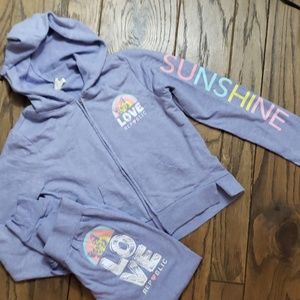 Girls sz 10-12 Love Republic 2 piece jogger set